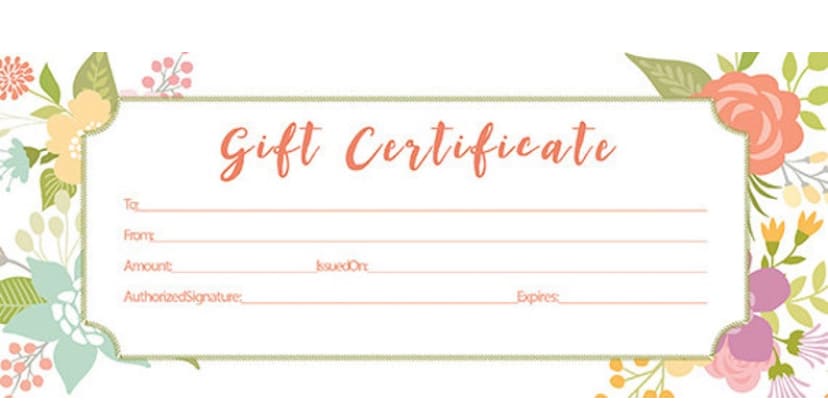 Gift Certificate